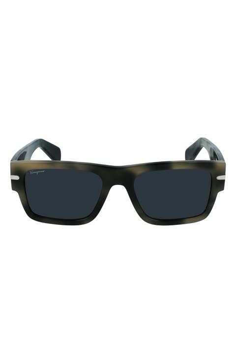 Classic Logo 54mm Rectangular Sunglasses