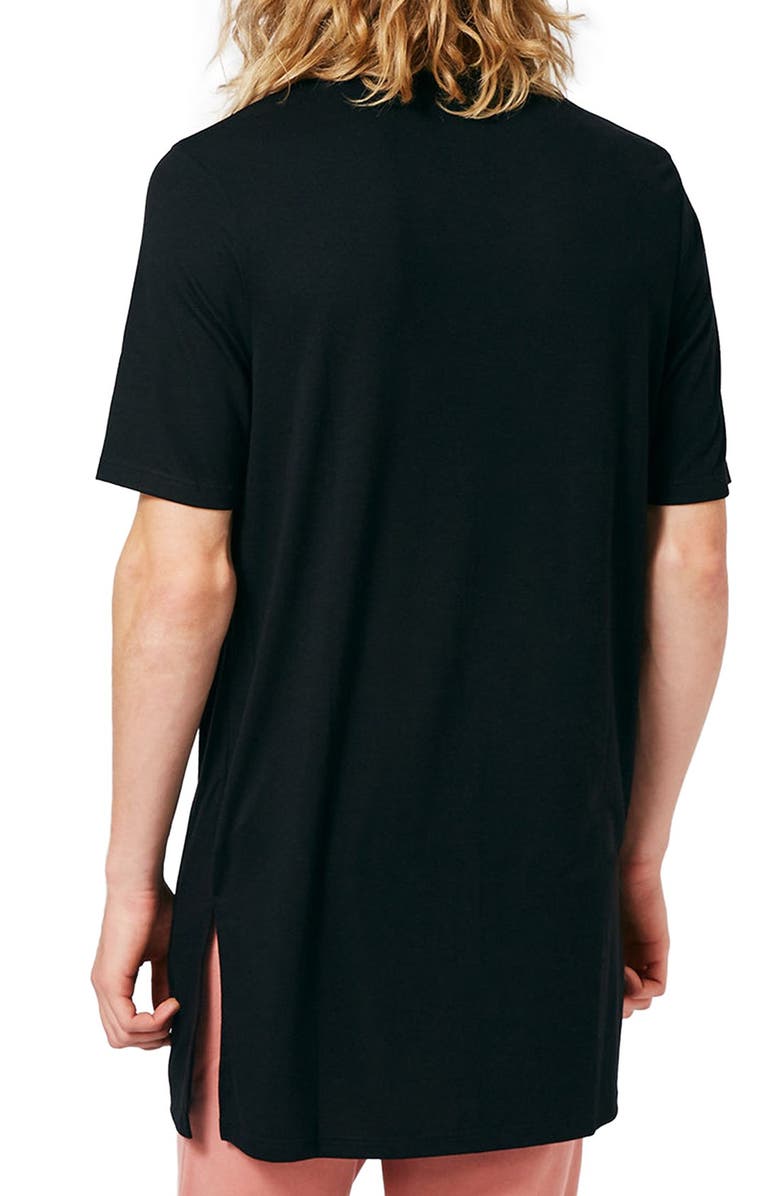 Topman Super Longline Crewneck T-Shirt, Alternate, color, 