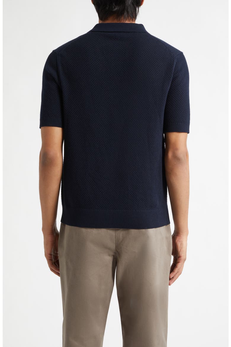 Cotton Mesh Polo, Alternate, color, NAVY
