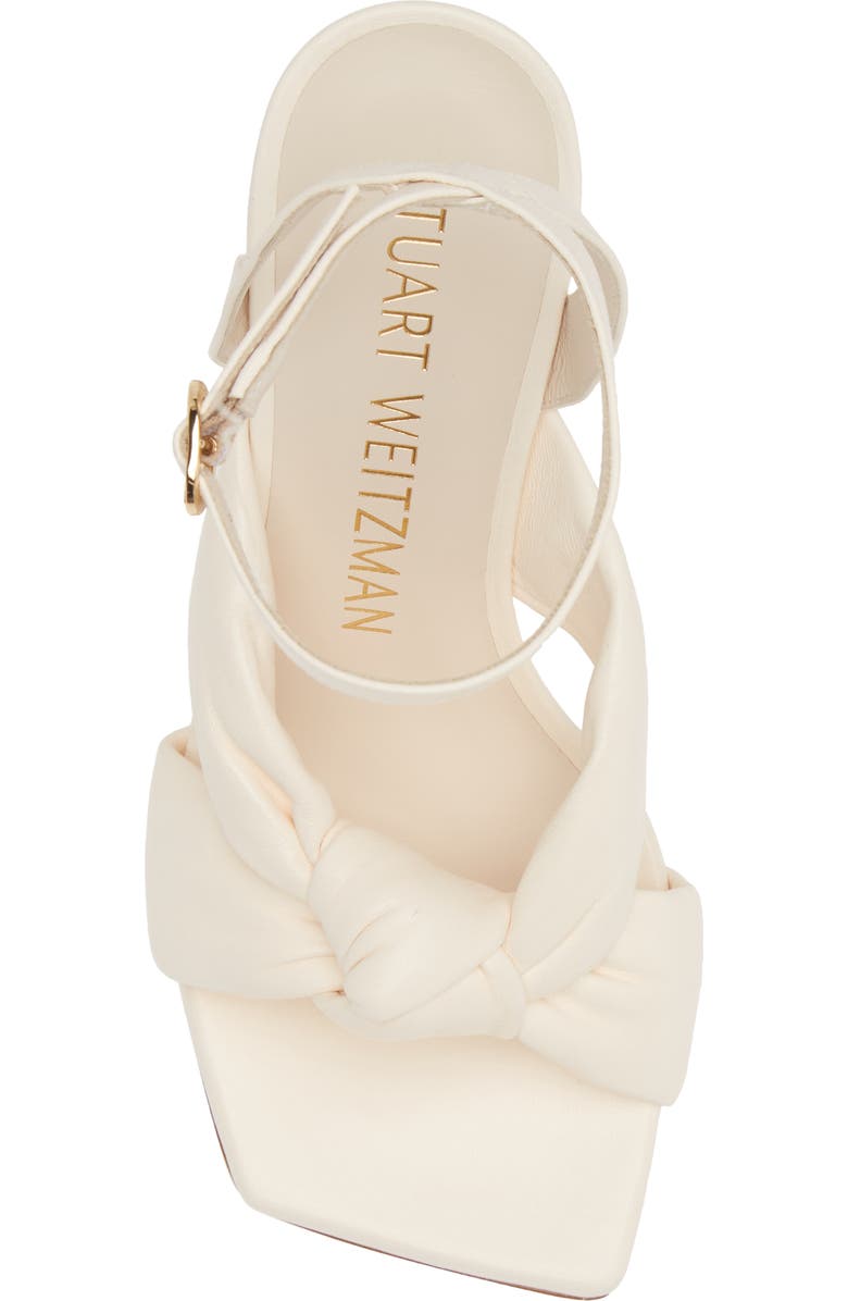 Stuart Weitzman Playa Ankle Strap 100 Knot Sandal, Alternate, color, Seashell