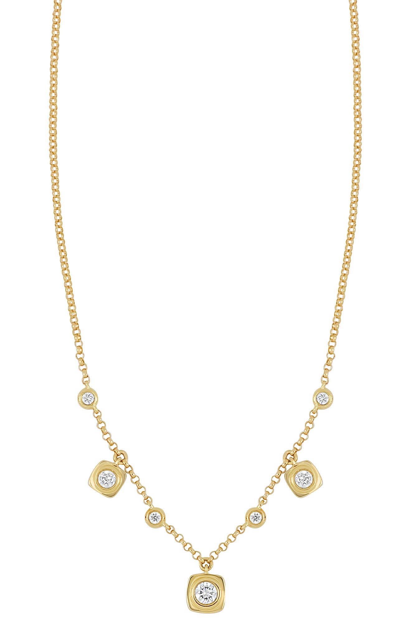 Bony Levy Monaco Diamond Shaker Necklace