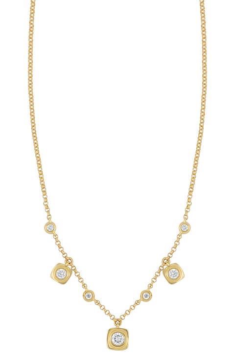 Monaco Diamond Shaker Necklace