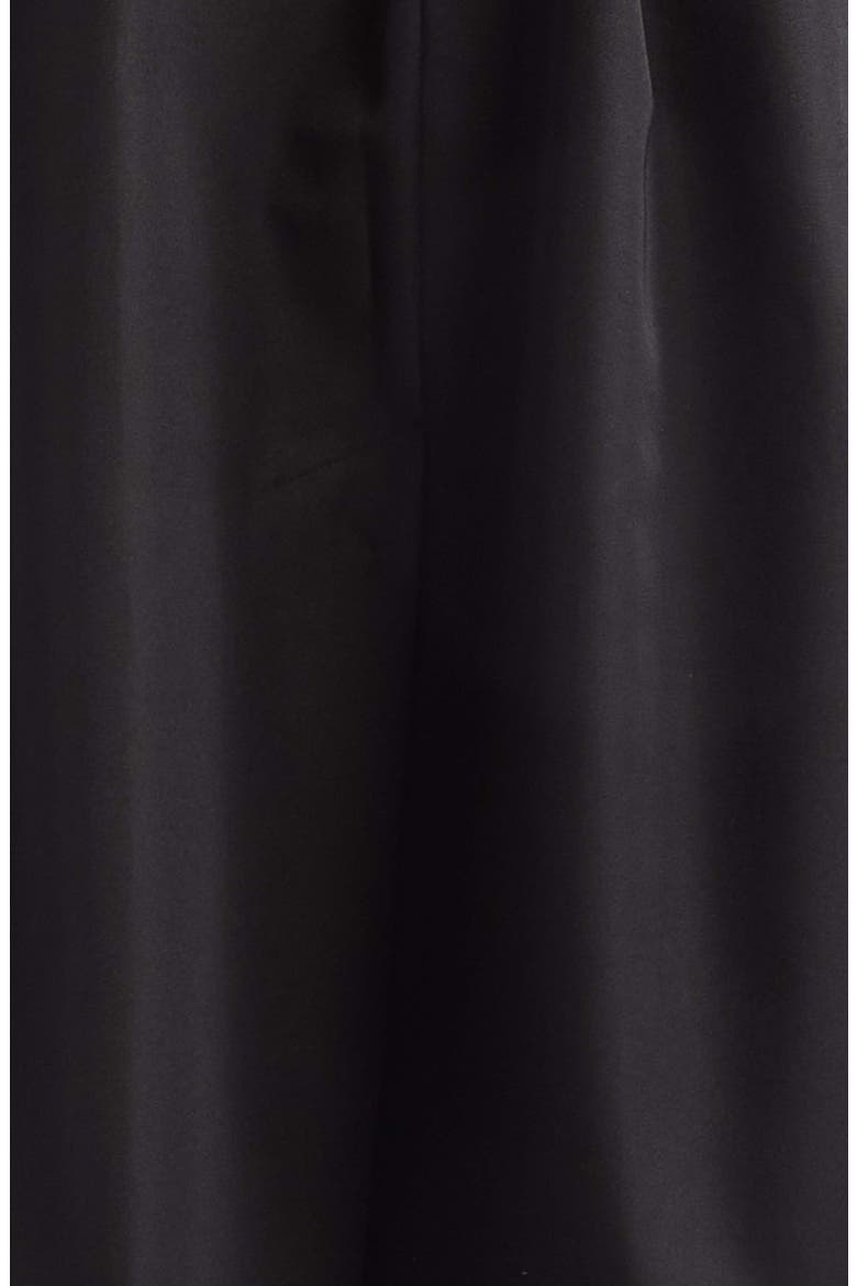 Faux Fur Detail Trench Coat, Alternate, color, BLACK/ BROWN