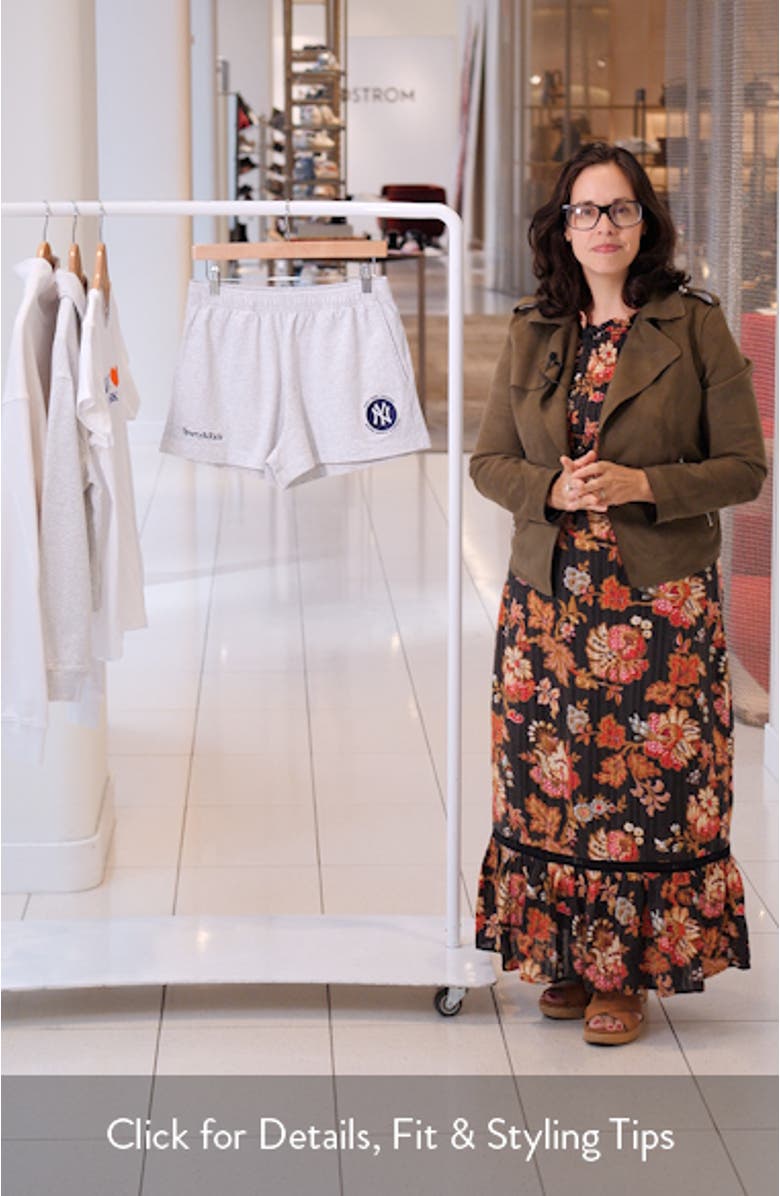 x '47 MLB New York Yankees World Series Disco Sweat Shorts, sales video thumbnail