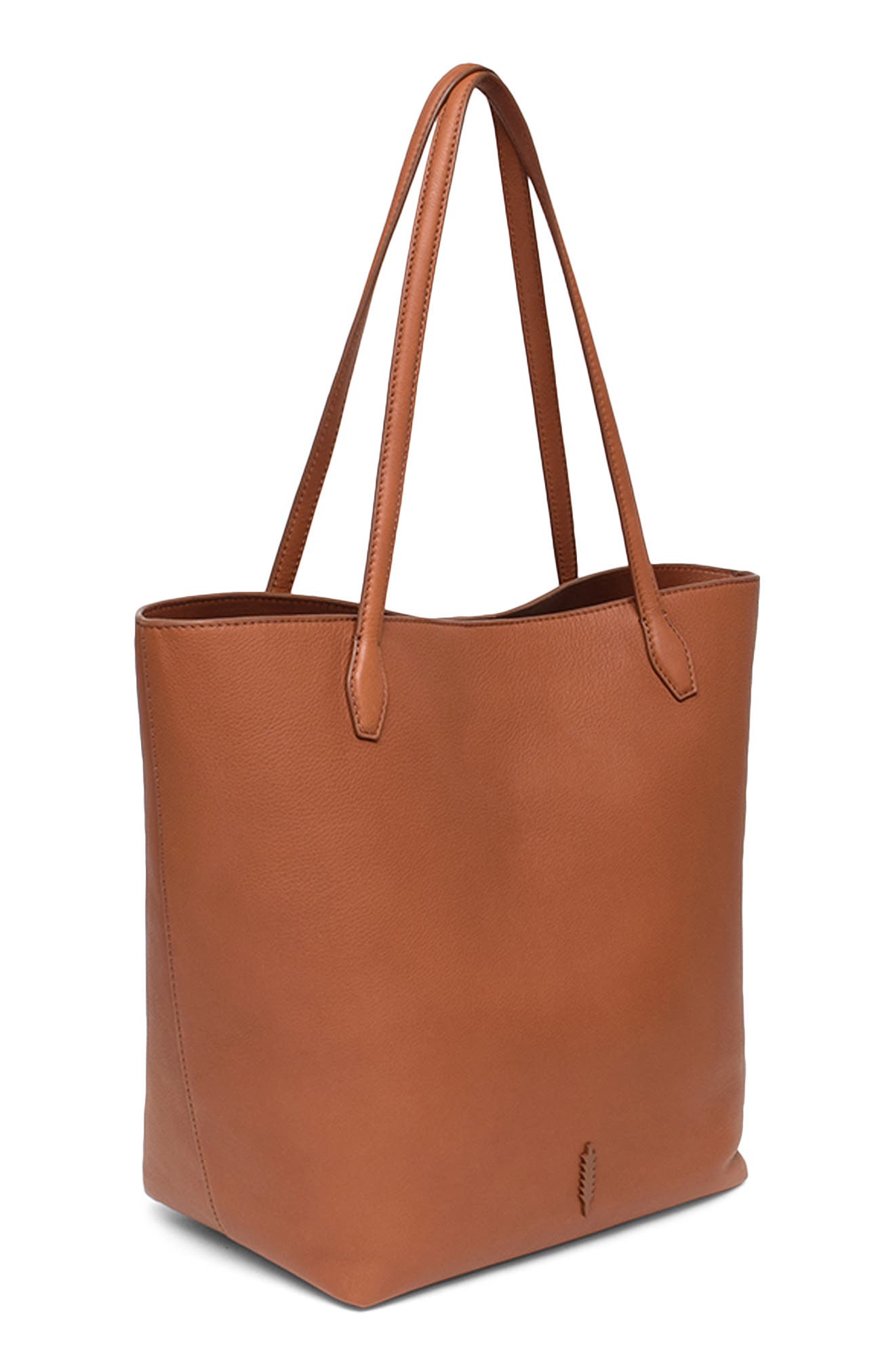 Asher Large Leather Tote, Alternate, color, CHESTNUT