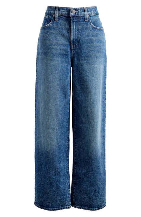 Madewell Superwide-Leg Jeans in Hollyhurst Wash Women's deals 26 Denim High Waist