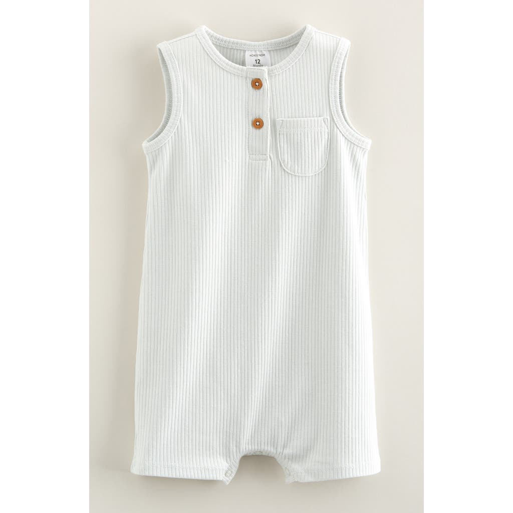 Nordstrom Rib Romper In White