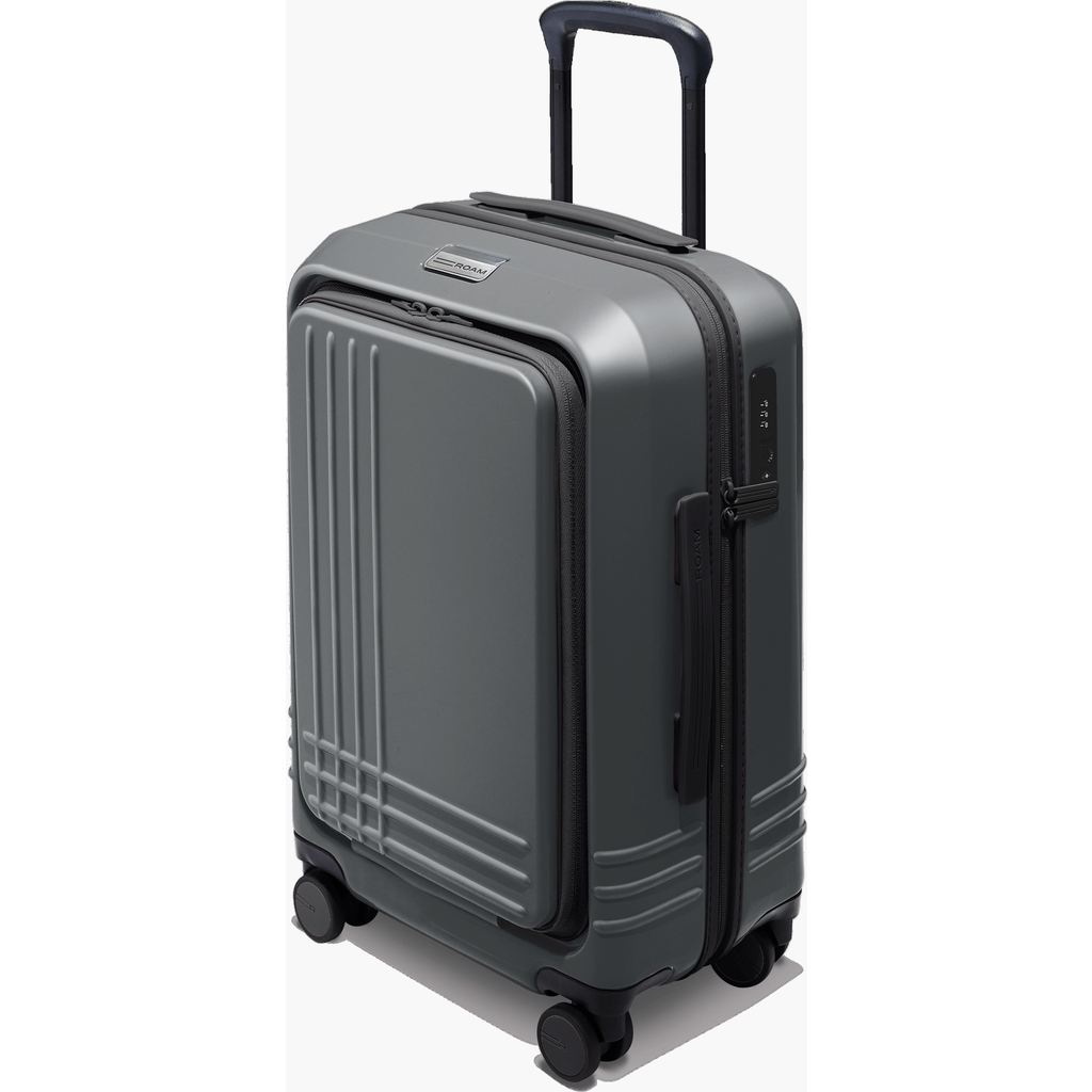 Roam Luggage Front Pocket Expandable Carry-on In Black