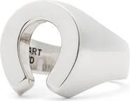 Good Art Hlywd Men's Smooth Horseshoe Signet Ring
