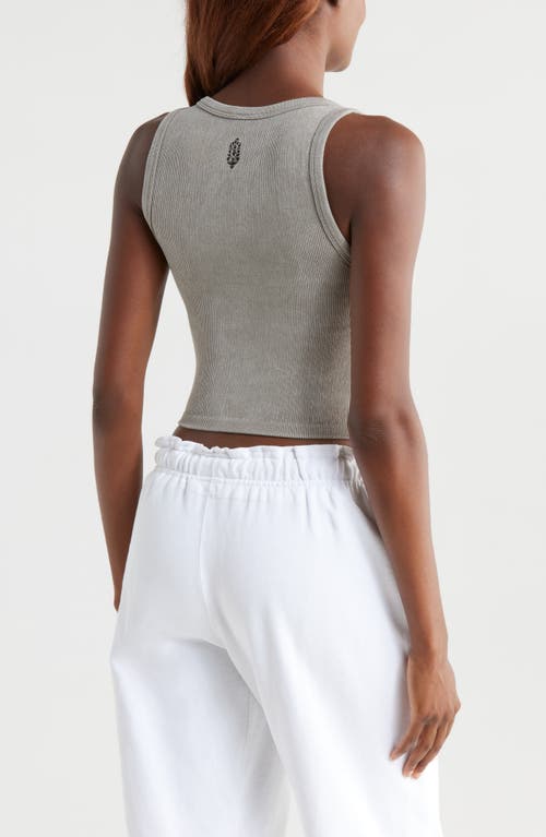 Free People Go To Henley Camisole In Washed Nordic Trail