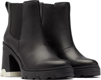 SOREL Brex™ Waterproof Platform Block Heel Chelsea Boot (Women