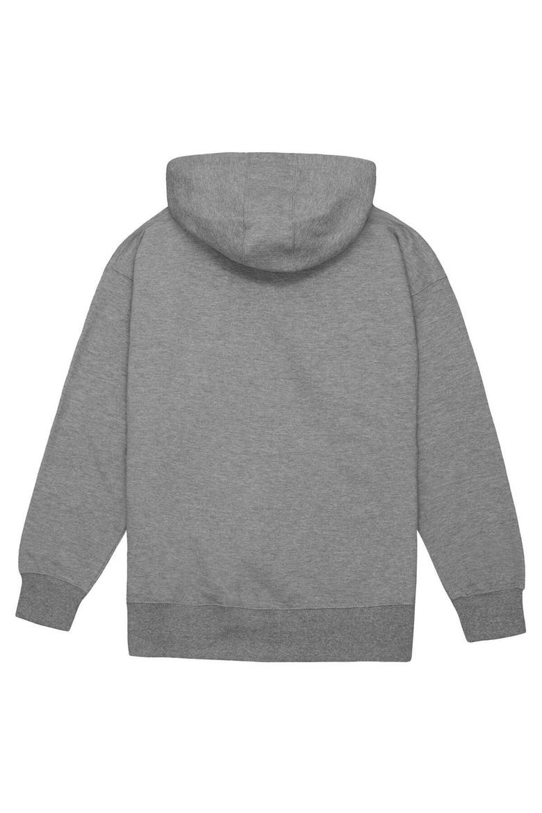 Men's Mitchell & Ness Heather Gray New York Yankees vs. New York Mets 2000 World Series Pullover Hoodie, Alternate, color, Heather Gray