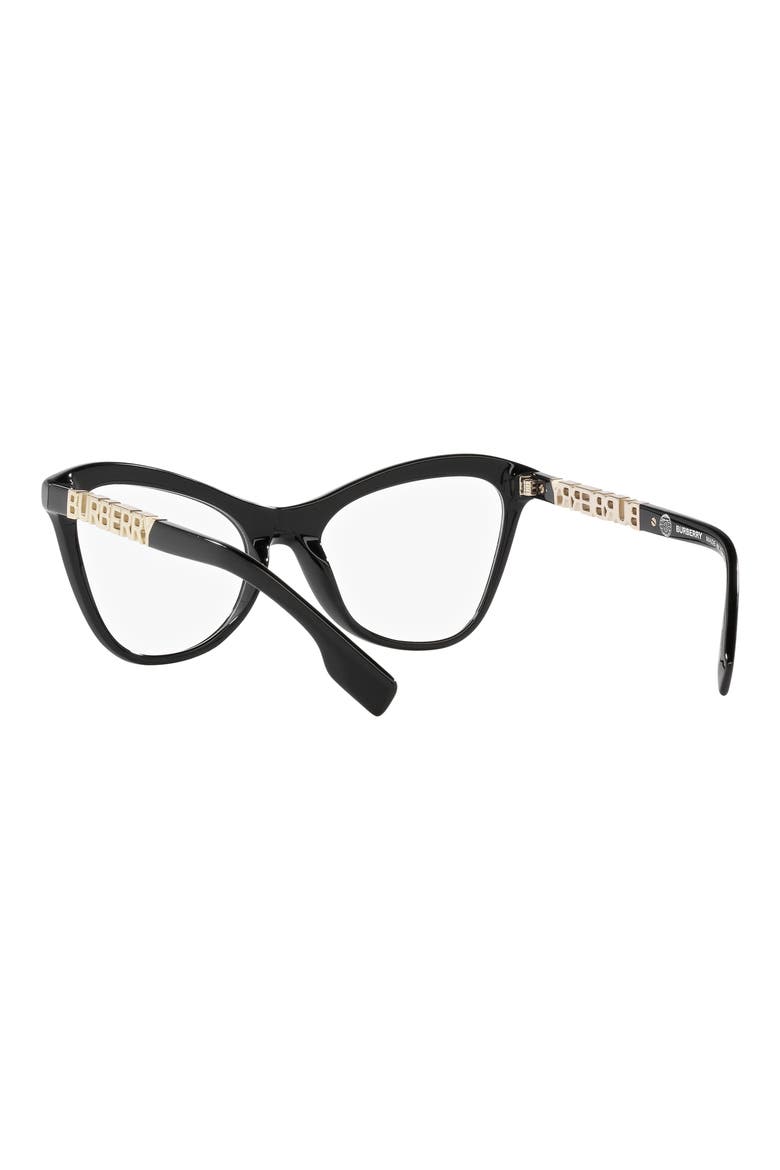 Angelica 54mm Cat Eye Optical Glasses, Alternate, color, BLACK