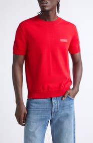 Givenchy Couture Seam Grosgrain Logo Patch T-Shirt