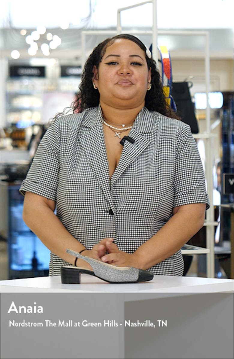 Becoming Cap Toe Slingback Pump, sales video thumbnail