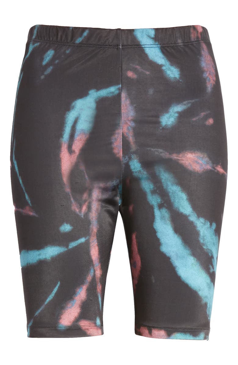 AFRM Khloe Tie Dye Bike Shorts, Alternate, color, 