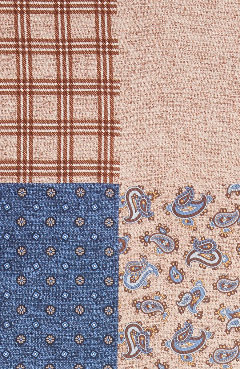 Nordstrom Four Panel Silk Pocket Square, Alternate, color,
