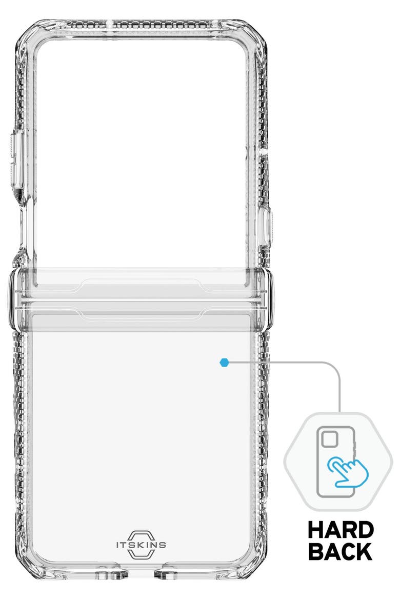 Hybrid_R Clear Case for Motorola Razr, Alternate, color, Clear