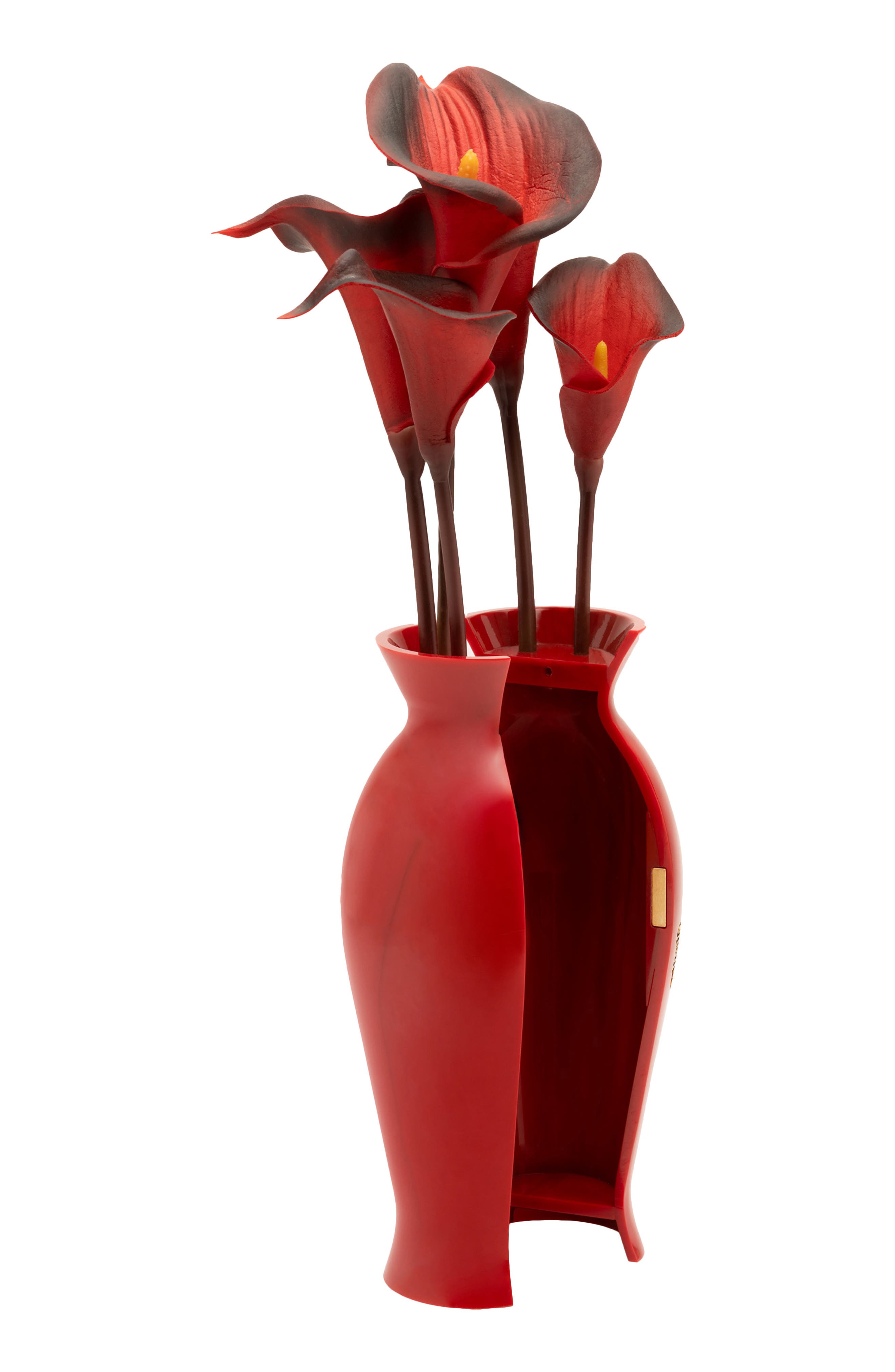 Cult Gaia Florence Clutch, Alternate, color, Vermilion