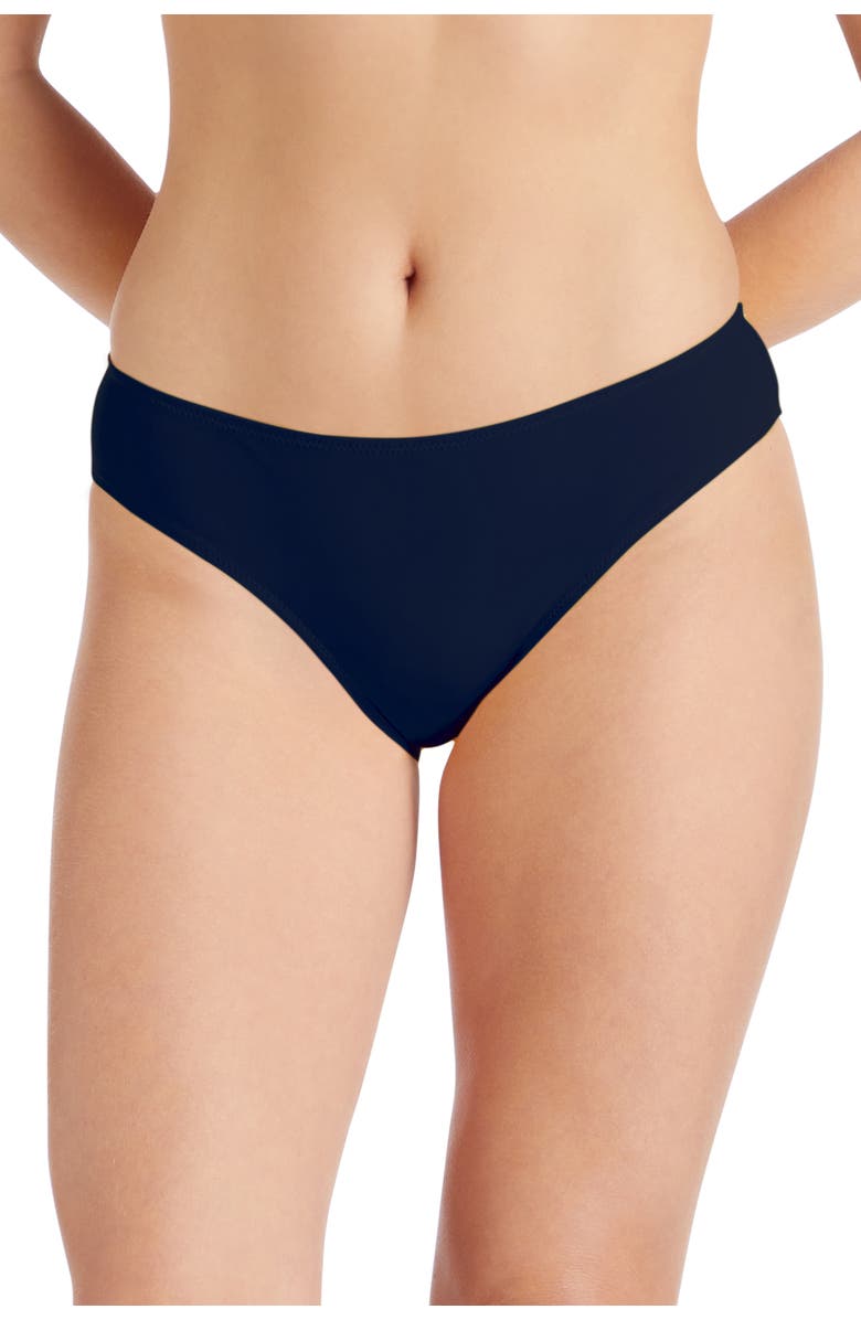 VALIMARE Roma Hipster Bikini Bottom, Alternate, color, Navy Blue