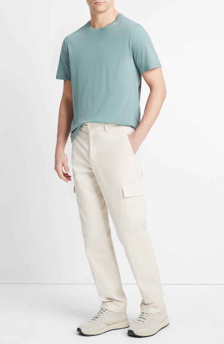 Vince Straight Leg Garment Dyed Twill Cargo Pants, Alternate, color, 