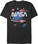 NASA Men's NASA Retro Planet Road Trip Graphic T-Shirt