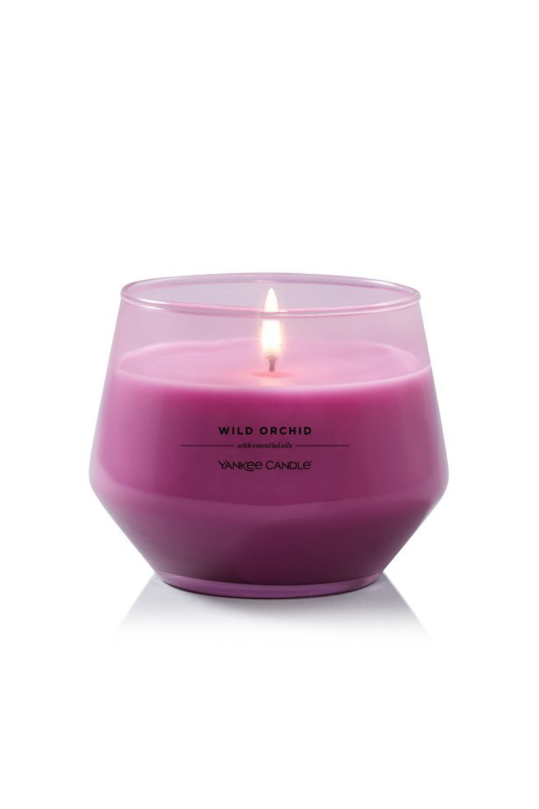 Wild Orchid Studio Candle with Essential Oils, Set of 2, Alternate, color, Purple