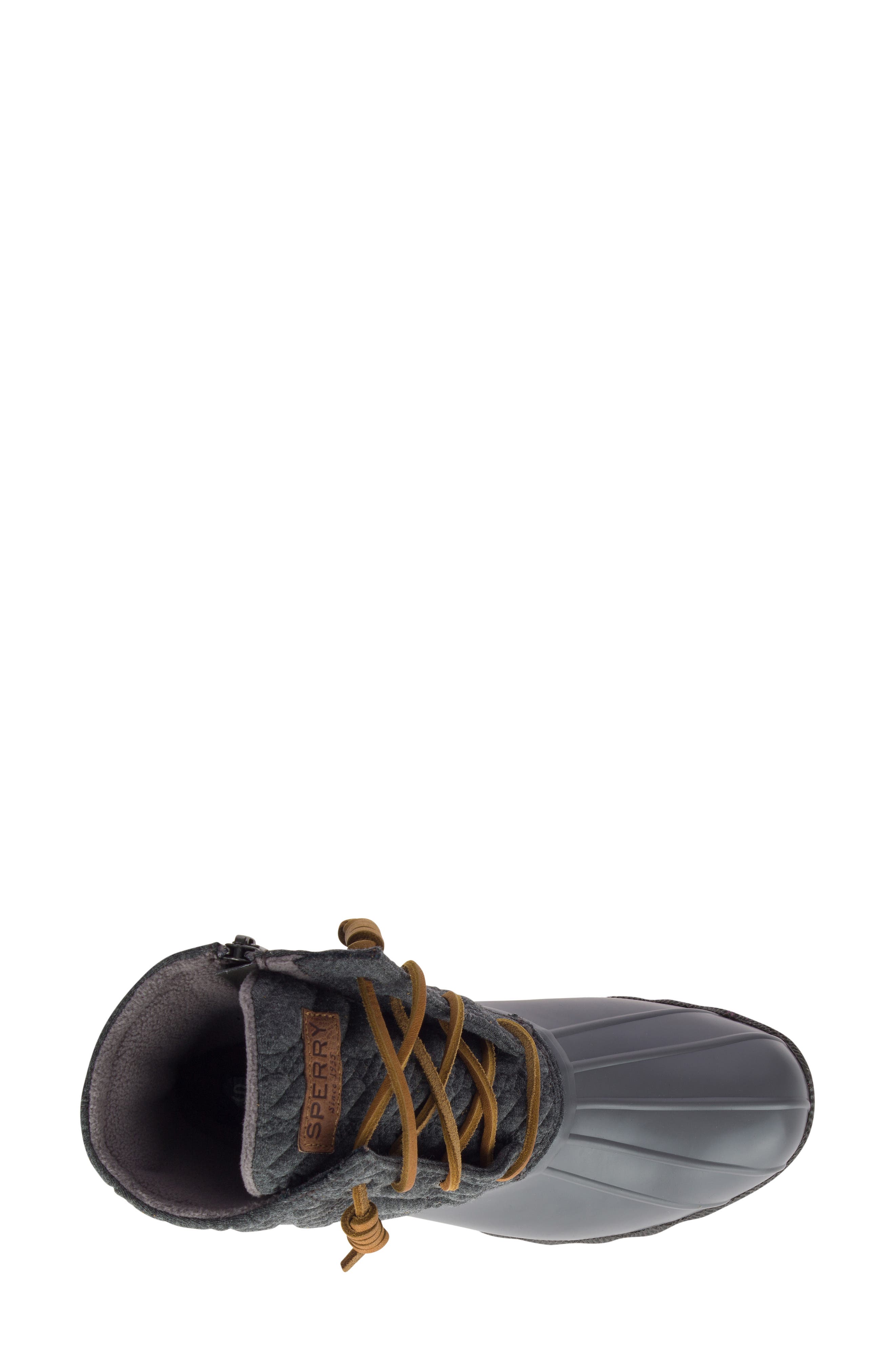 Saltwater Rain Boot, Alternate, color, GREY ROPE FABRIC