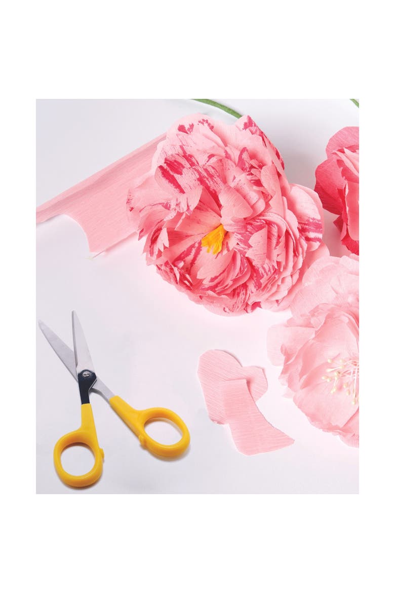 Create Your Own Paper Flowers, DIY Adult Craft Kit, Alternate, color, Multicolored