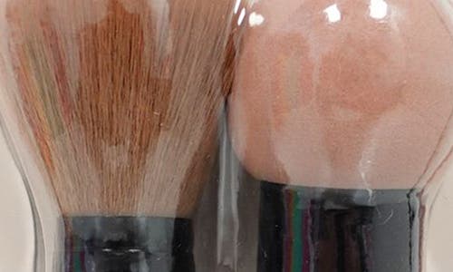 Danielle 2-pack Dual Ended Make-up Brushes In Brown