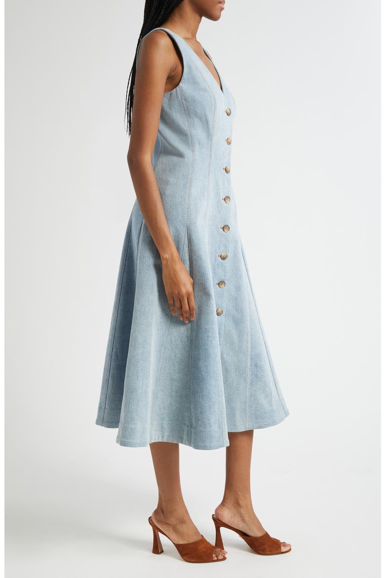 Lou A-Line Denim Dress, Alternate, color, BLUE MIRAGE