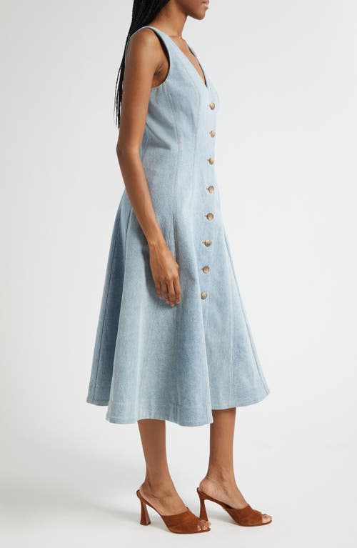 Veronica Beard Lou A-line Denim Dress In Blue
