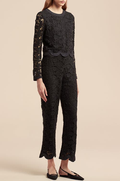 REBECCA TAYLOR REBECCA TAYLOR LACE BOW TOP