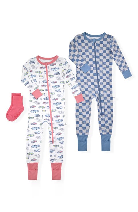 Assorted 2-Pack Pajamas & Socks Set