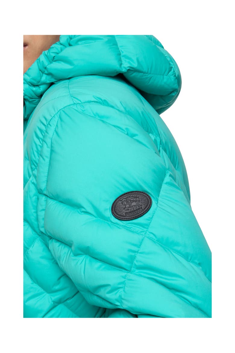 Check-stitch Nylon Doversgreen Puffer Jacket, Alternate, color, Atom blue