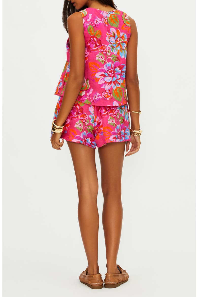 Birkley Cotton & Linen Cover-Up Shorts, Alternate, color, SUGAR BLOOM