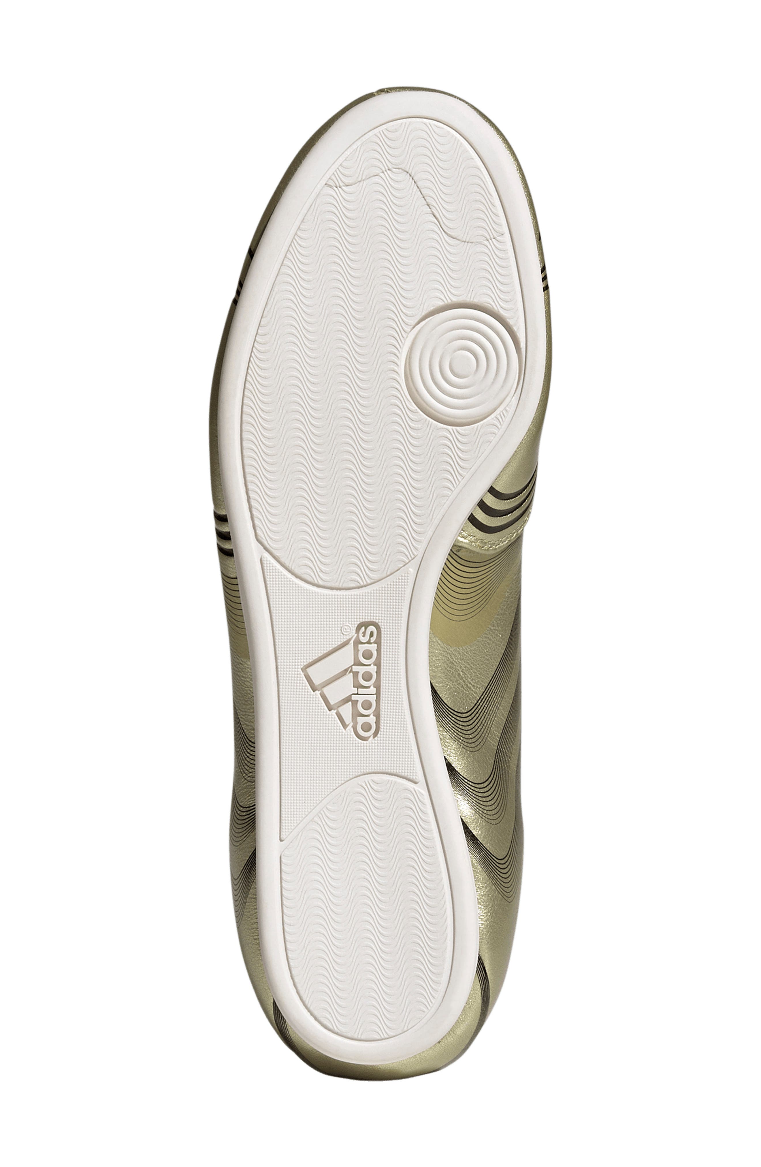 adidas Taekwondo F50 Sneaker, Alternate, color, Gold / Black/ Off White