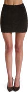 Naked Wardrobe Bouclé Knit Miniskirt