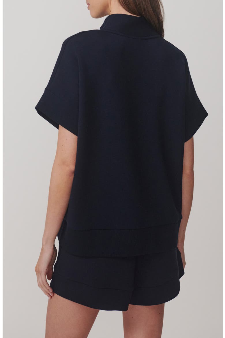 Ritchie Short Sleeve Half Zip, Alternate, color, NAVY