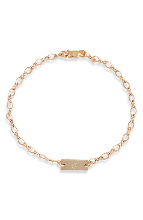Hadley Initial Bar Bracelet