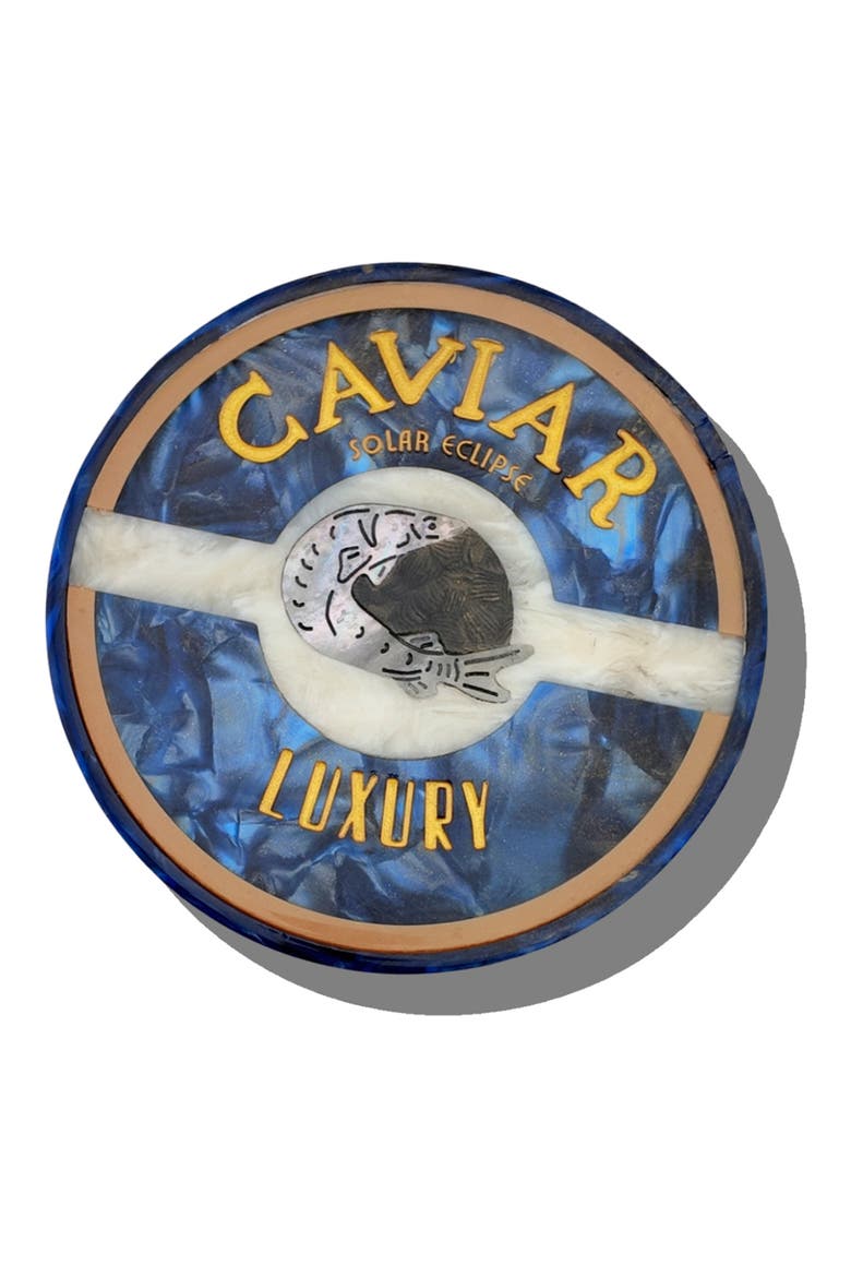 Hand-Painted Caviar Trinket Box, Main, color, BLUE