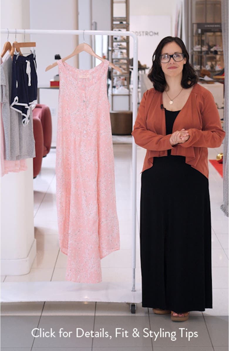 Cheri Blossom Cotton Sateen Nightgown, sales video thumbnail