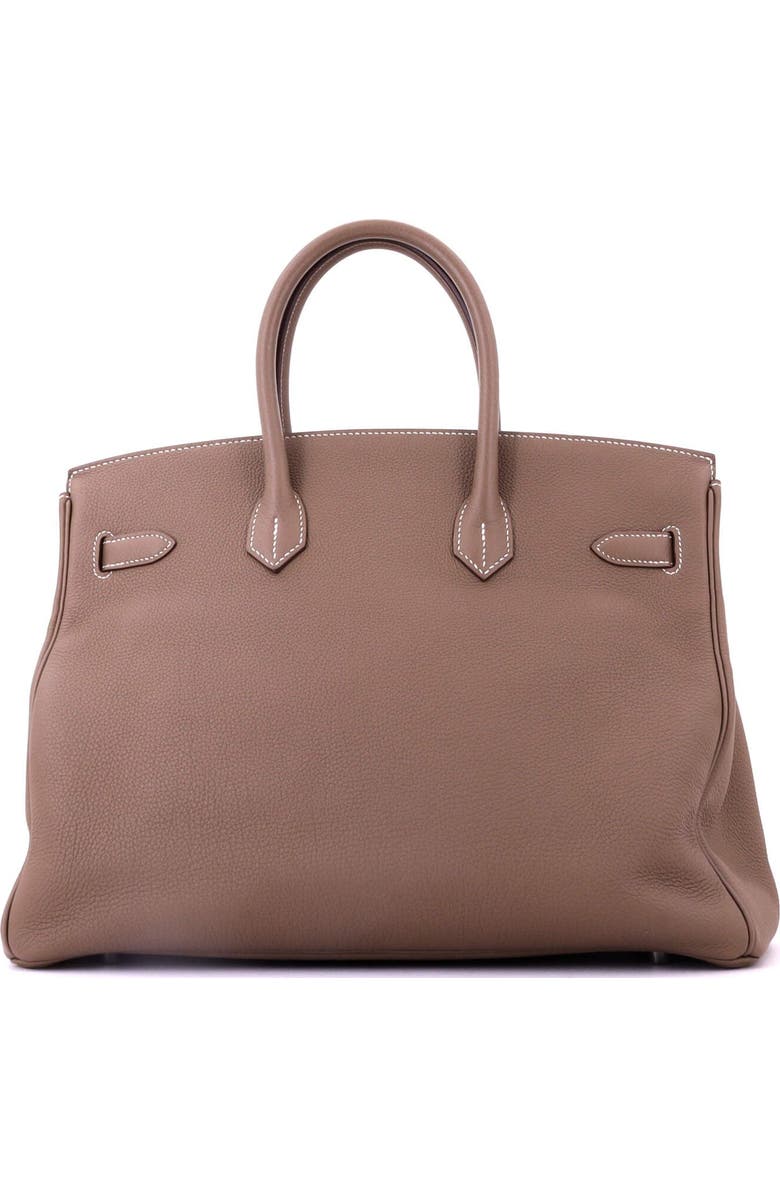 Pre-Owned Hermes Birkin Handbag Grey Togo with Palladium Hardware 35, Alternate, color, Etoupe