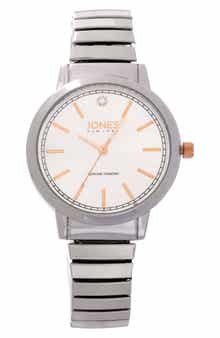 Jones New York Three-Hand Quartz Bracelet Watch, 36mm x 36mm