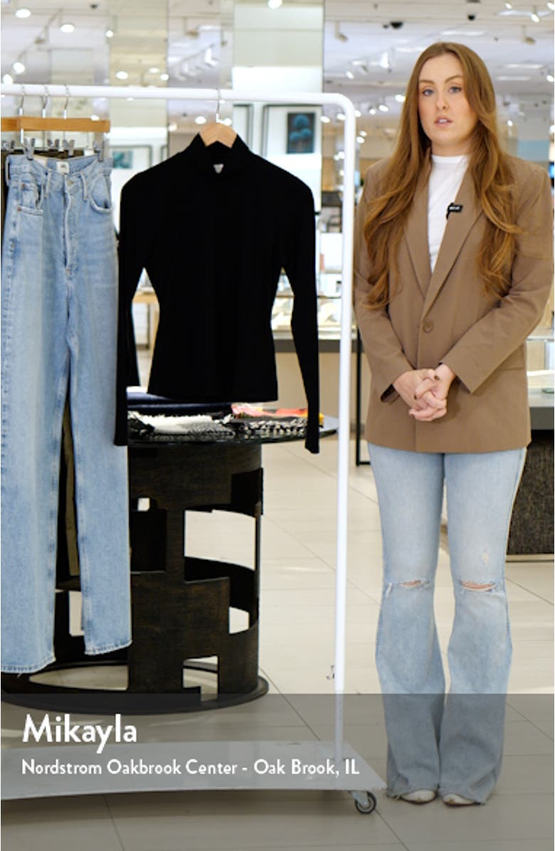 Nell Turtleneck Jersey Top, sales video thumbnail