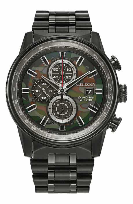 Citizen Eco-Drive Stainless Steel Bracelet Watch, 43mm