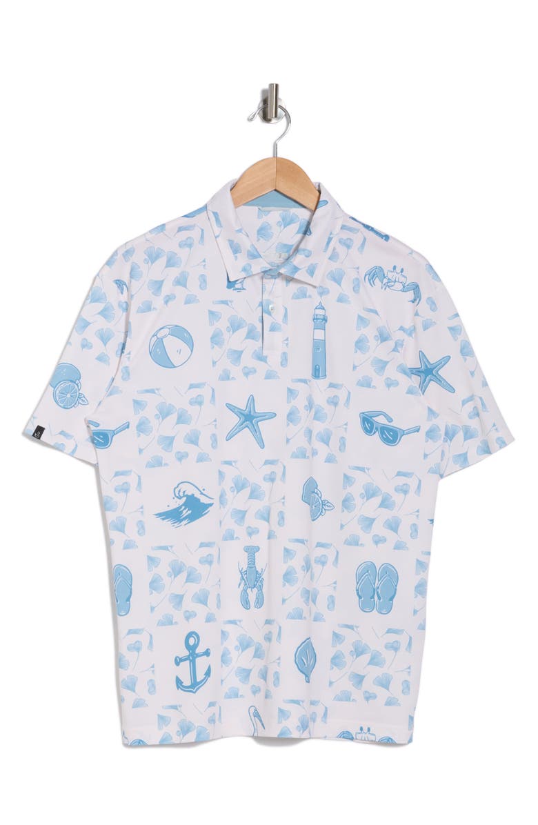 Swannies Jake Piqué Polo, Alternate, color, White