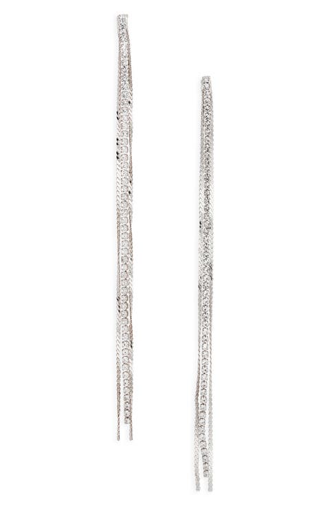 Delicate Chain Linear Drop Earrings