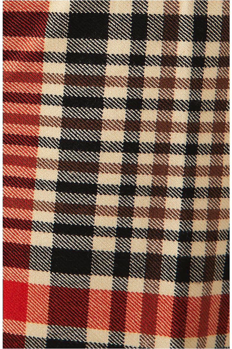 Jules Plaid Wide Leg Pants, Alternate, color, RUST COMBO 2
