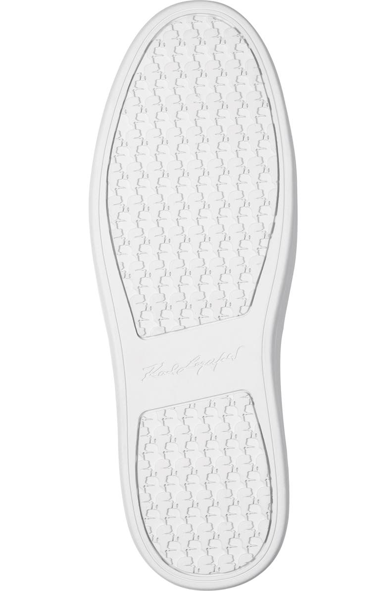 KARL LAGERFELD PARIS Parnell Low Profile Sneaker, Alternate, color, White